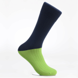 Men_s dress socks _Lettuce green block socks_Egyptian cotton